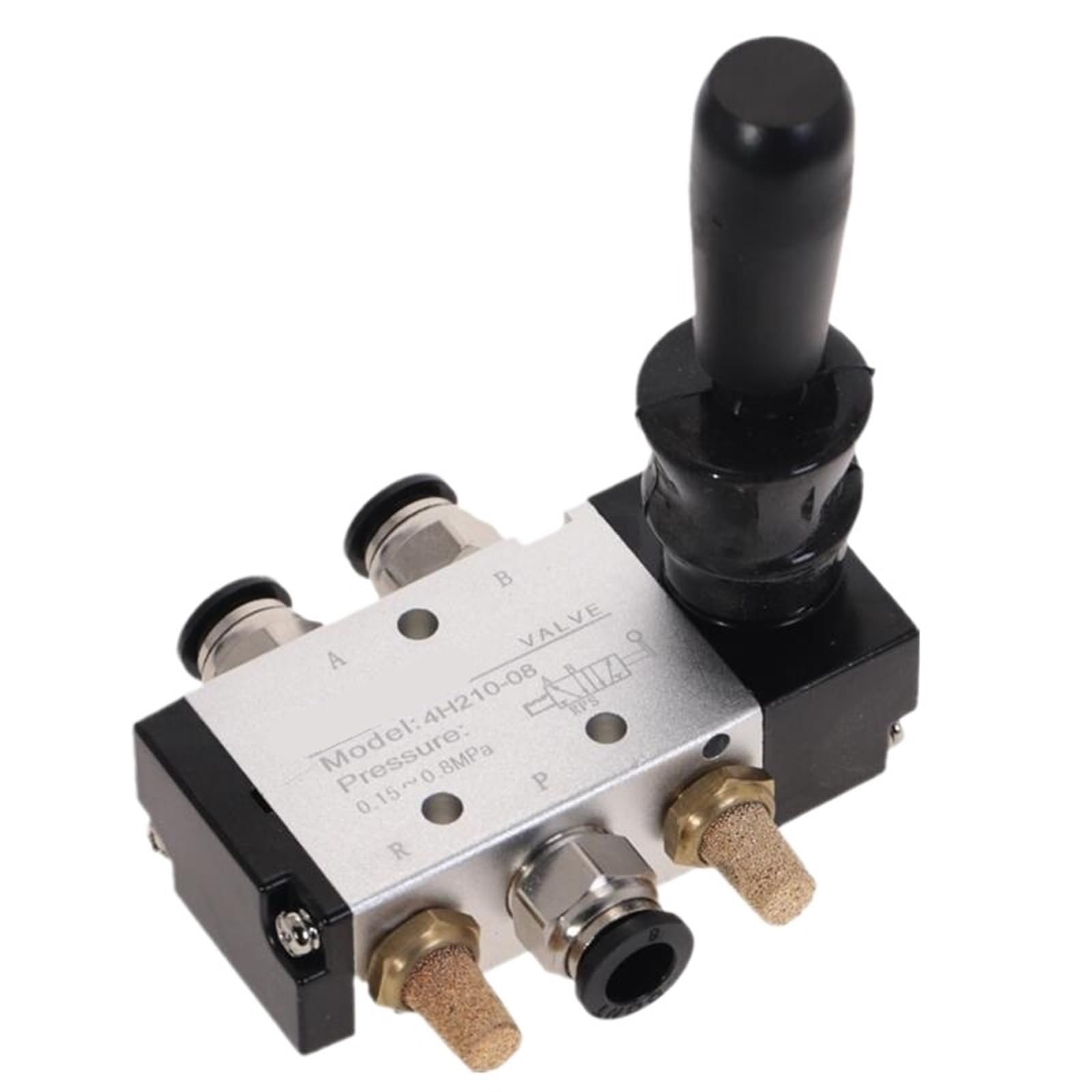 4H210-08 5/2 vie leva manuale valvola pneumatica silenziatore(4H210-08)