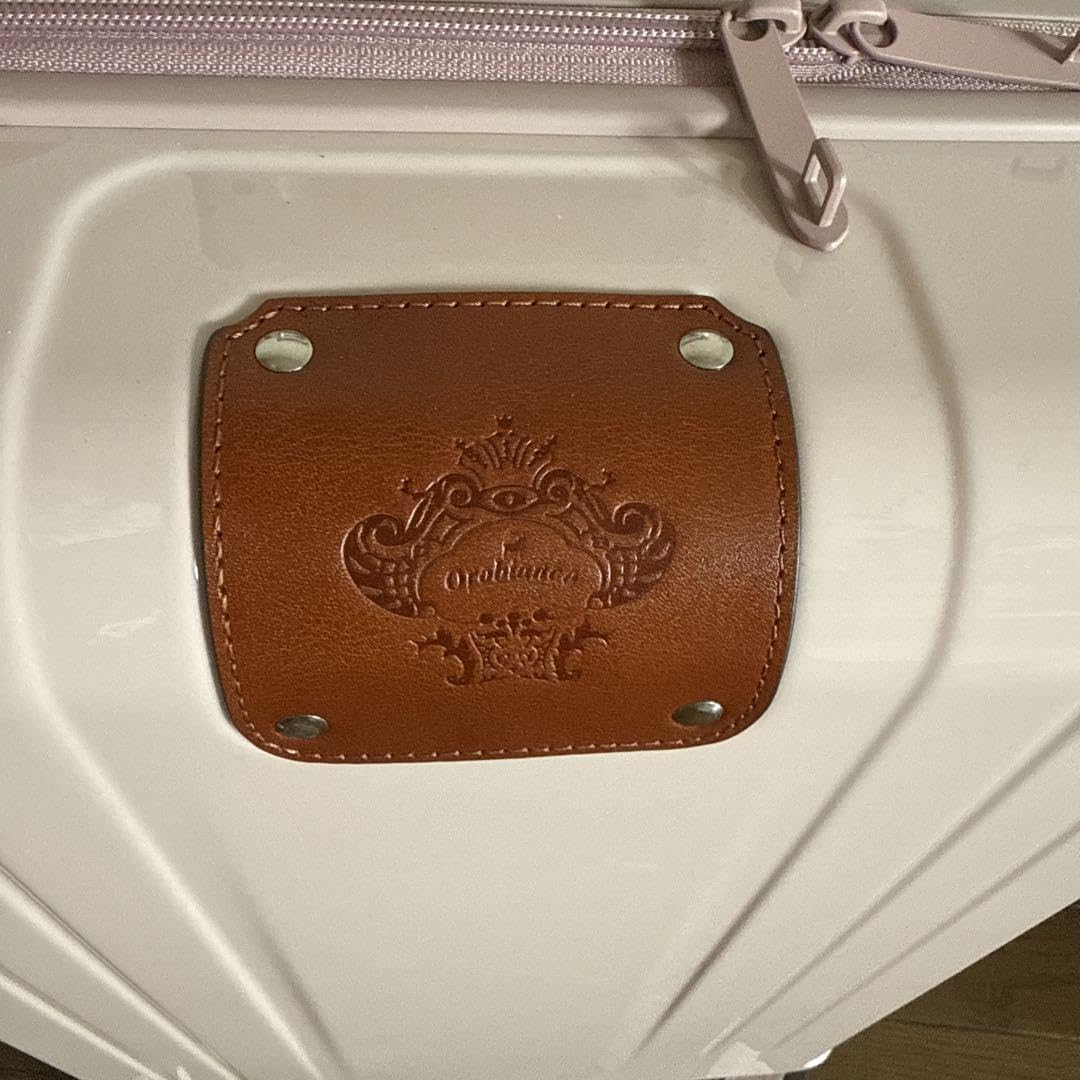 オロビアンコ　薄ピンク キャリーケース34L レザーラベル付き Amazon.co.jp: オロビアンコ 薄ピンク キャリーケース34L レザーラベル