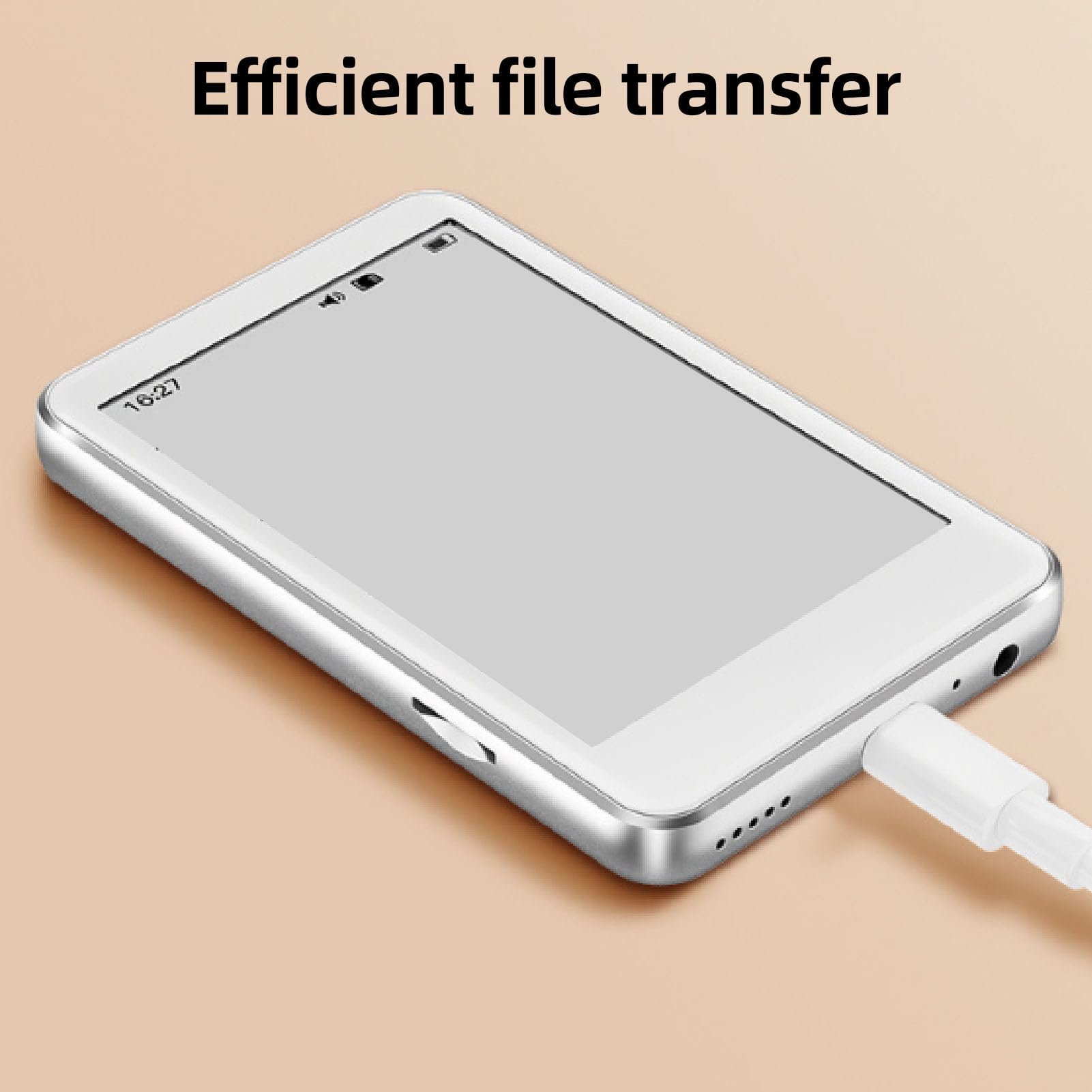 GOWENIC Lettori di Ebook a Inchiostro da 2,7 Pollici, Lettore E Reader MP3 2 in 1 con Bluetooth 5.0, Supporta File MP3, APE, FLAC, WAV, TXT, per Viaggi All'aperto a Casa