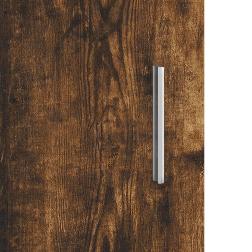 Homgoday Support pour aquarium - Table d'aquarium - Meuble bas - Meuble pour aquarium - Meuble pour terrarium - Chêne fumé - 121 x 41 x 58 cm - Matériau dérivé du bois