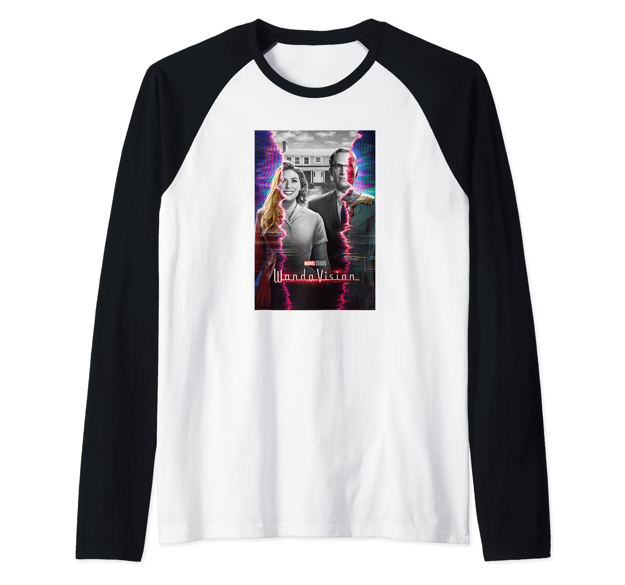 Marvel WandaVision Wanda & Vision Series Poster Raglan Baseball Tee
