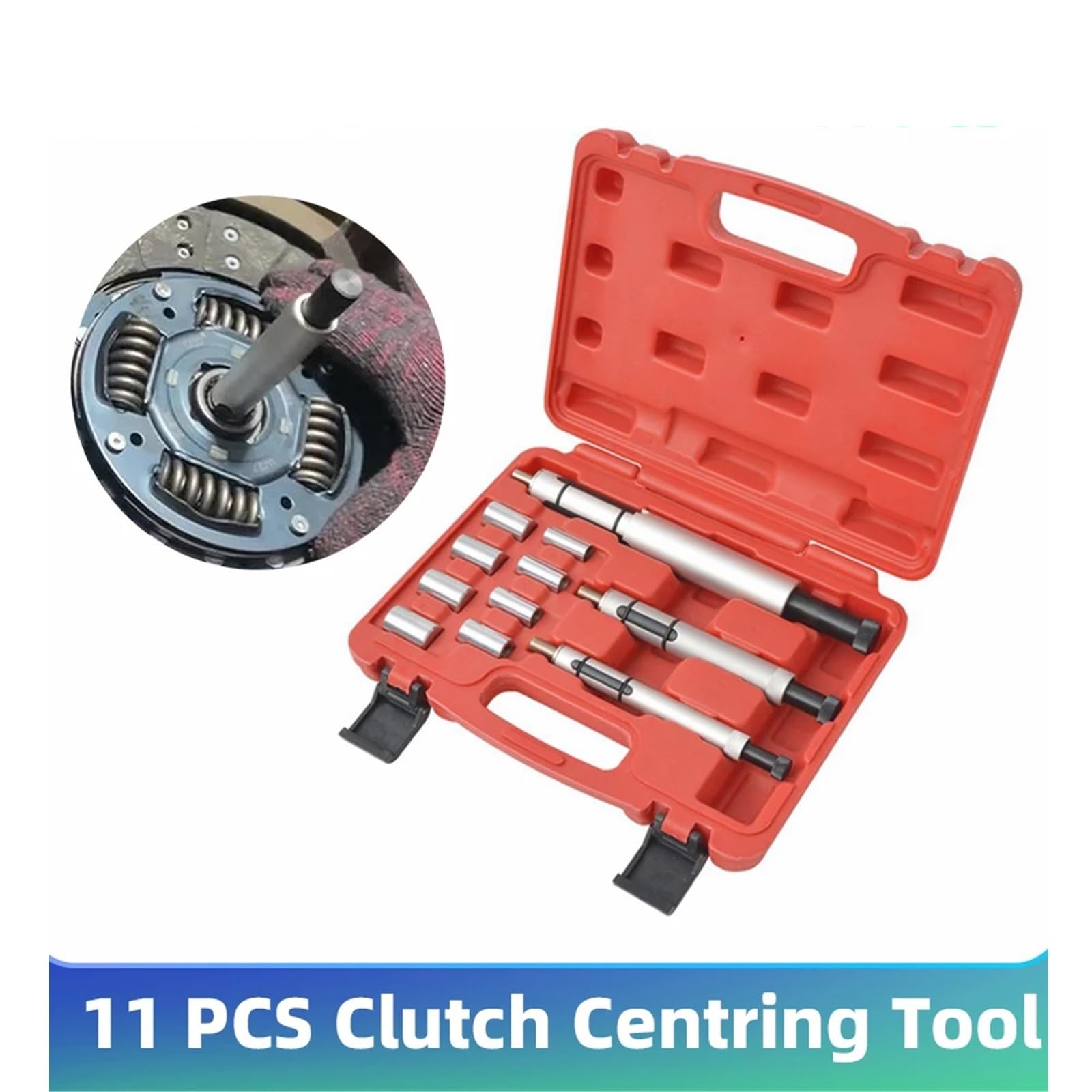 herramienta centrado embrague Compatible Con Benz Herramienta Calibración Embrague Coche 11 Uds Ajuste Alineación Centrado Kit Ajustable Motor Juego Alineación Centrado