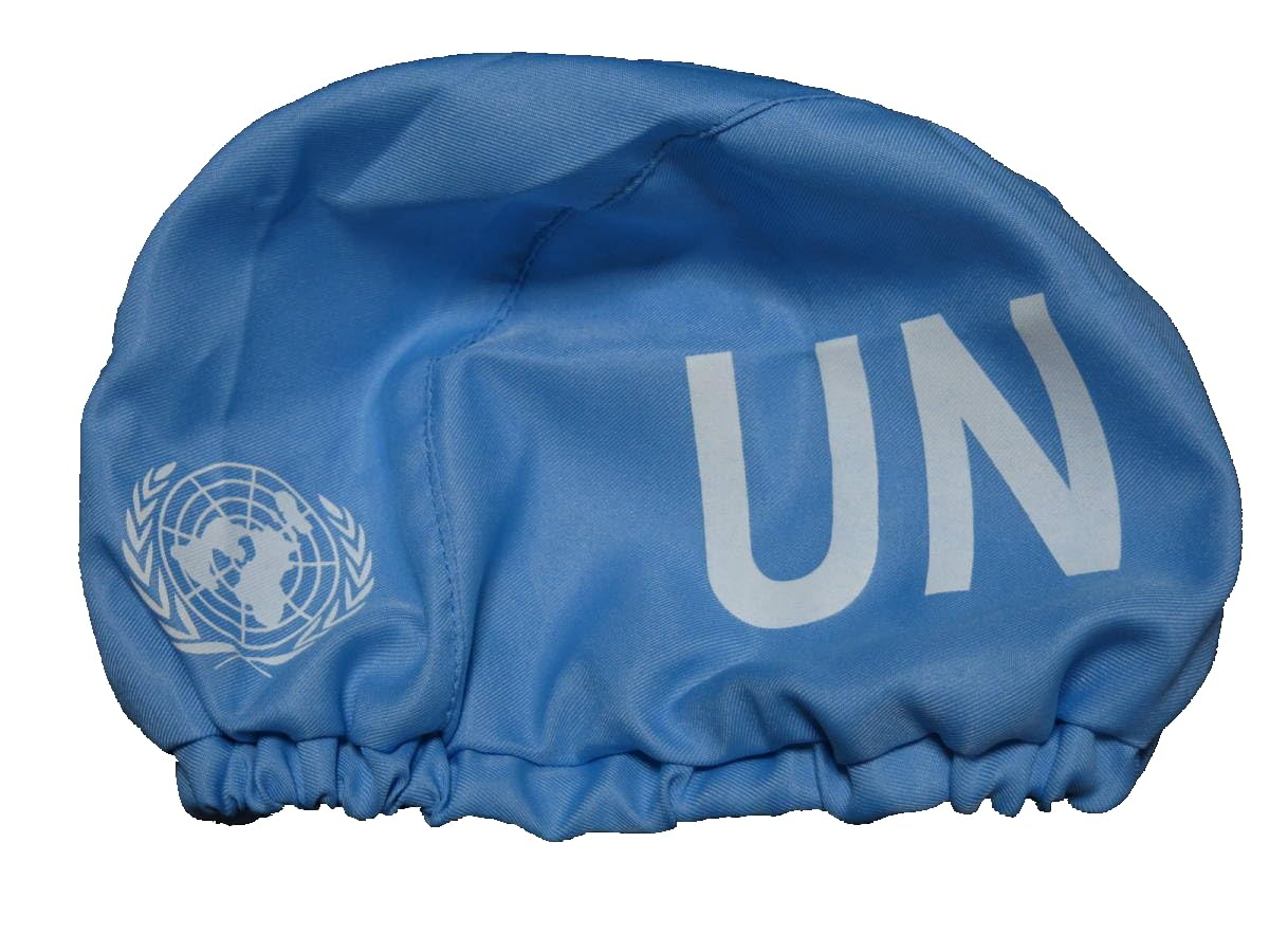 Amazon.co.jp: 国連軍 UN ヘルメットカバー 平和維持軍 自衛隊PKO