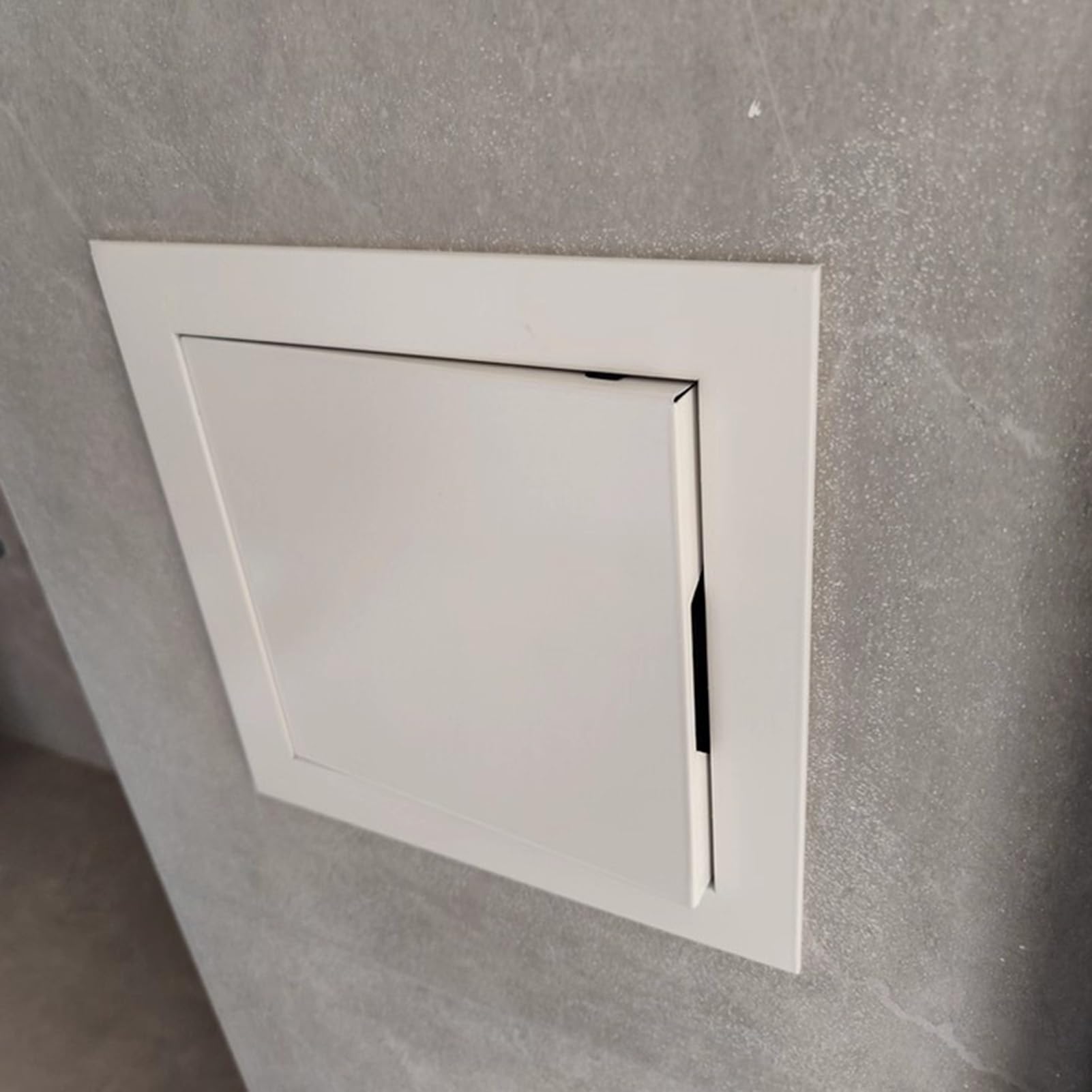 White Metal Access Panel with Magnetic Opening and Closing, Wall or Ceiling Access Doors, Plumbing Service Door - Crawl Space Doors(24x24in/61x61cm)