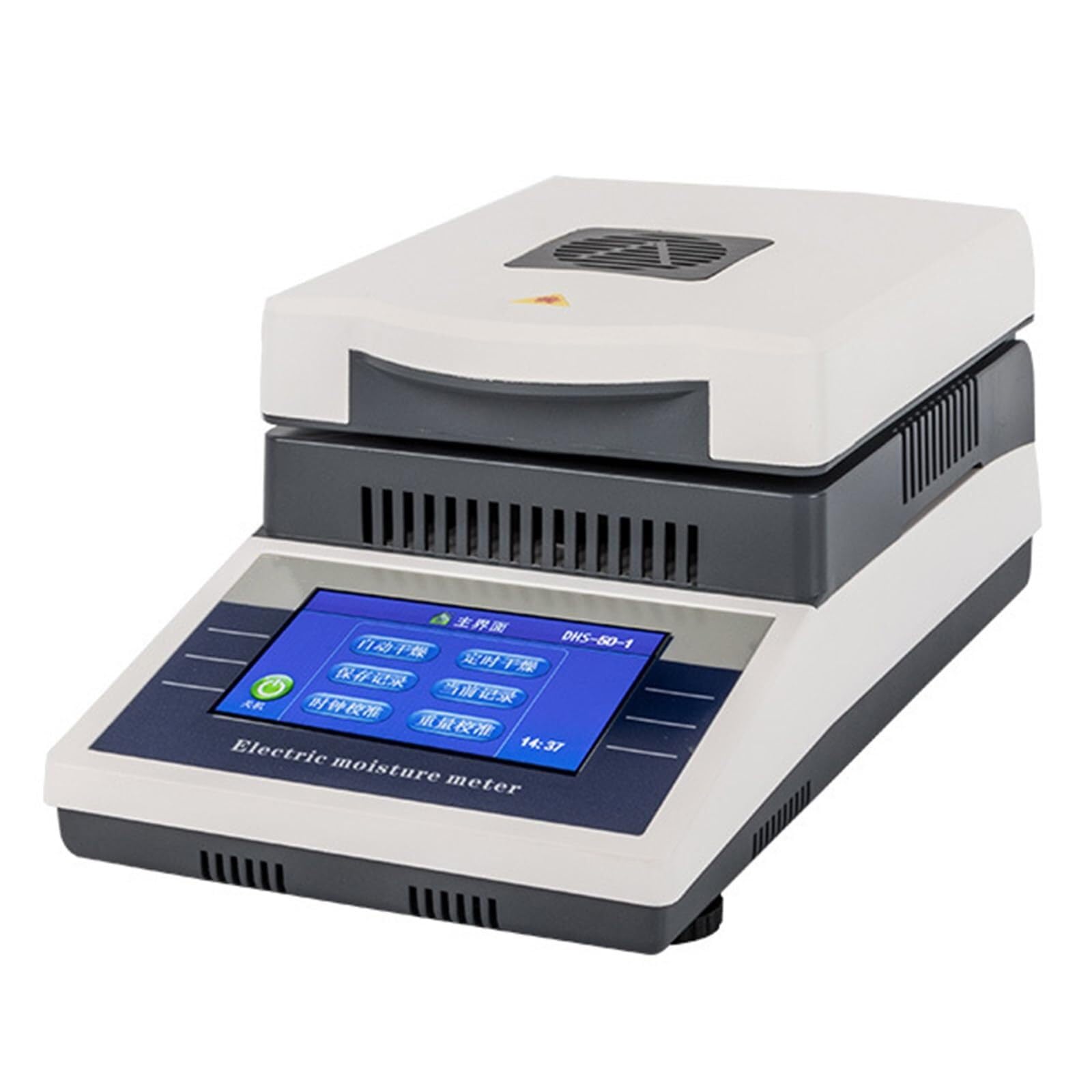 Analyseur d'humidité halogène 50 g testeur haute précision écran LCD tactile