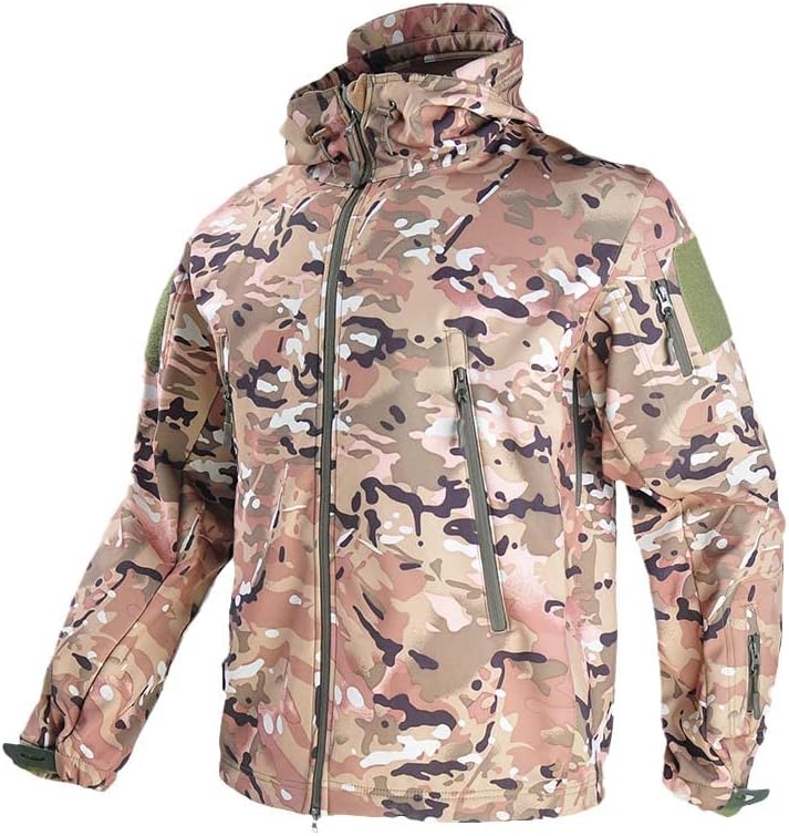 Military Jackets Soft Shell Men Clothing Tactical Windproof Hunting Jacket Man Safari Army Combat Jackets