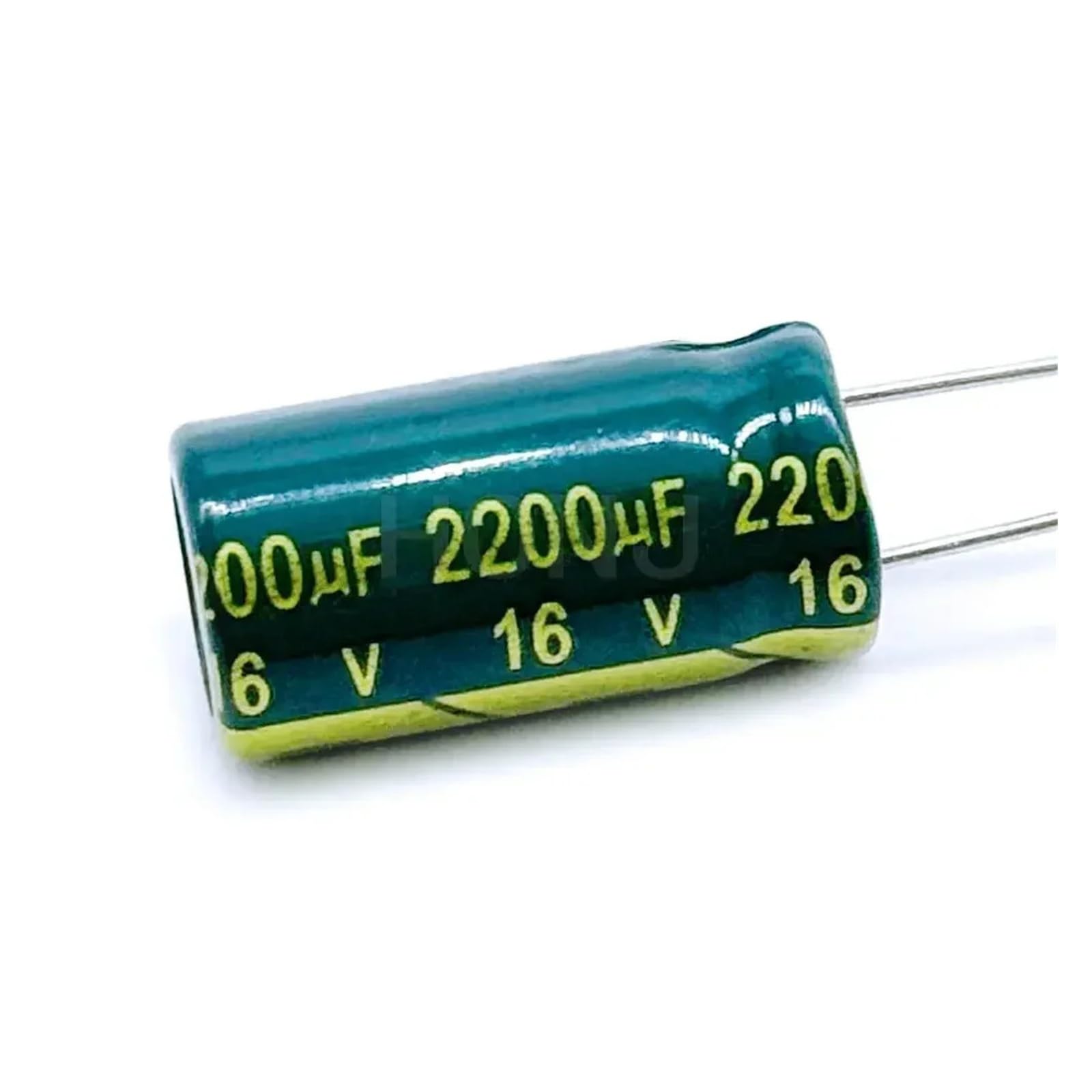 Condensateur 2200uF 16V aluminium lot de 10 pièces 10x20mm rechange condensateurs radiaux