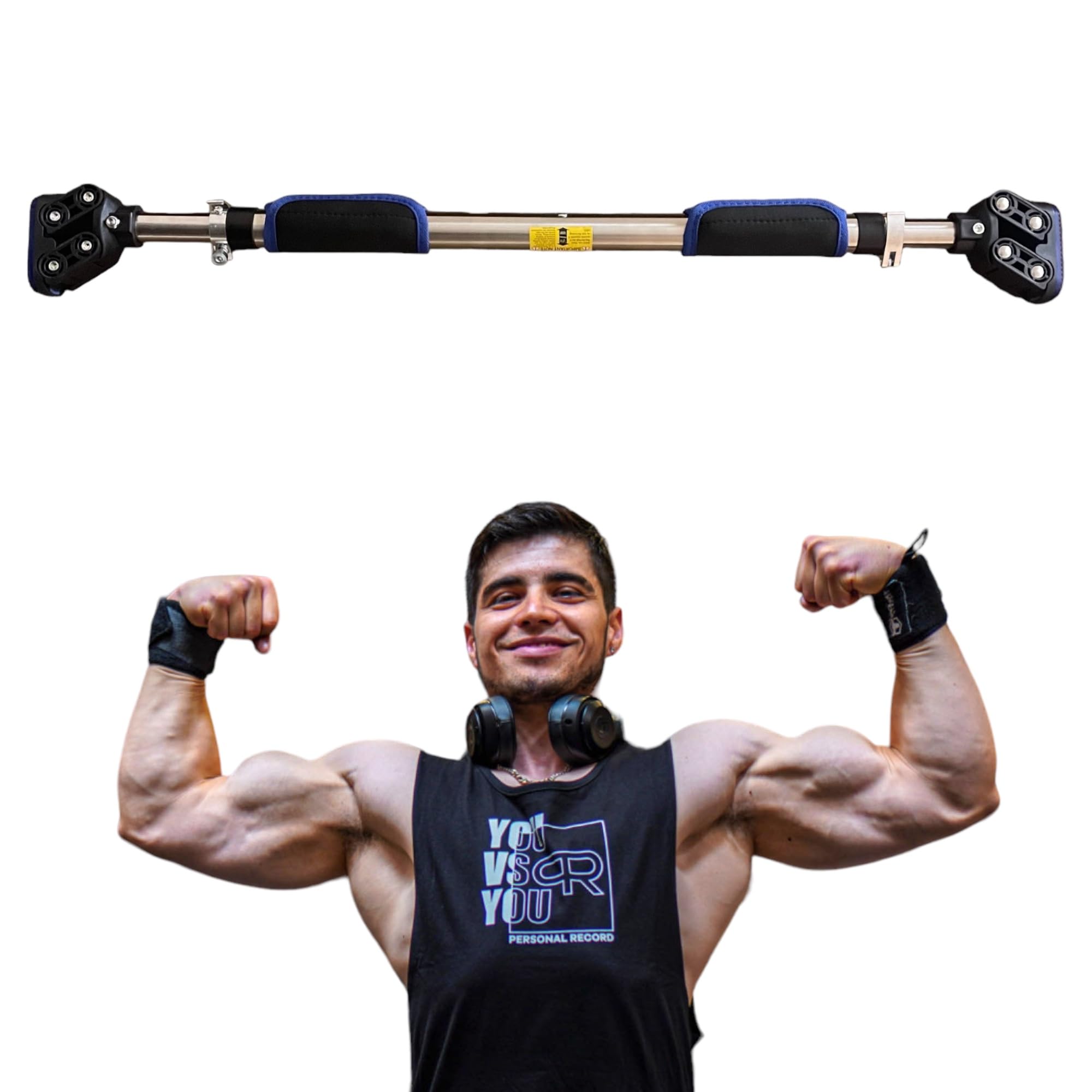 Pull Up Bar for Doorway Strength Training Pull-Up Bars with No Screw Adjustable Length 28 3 36 2