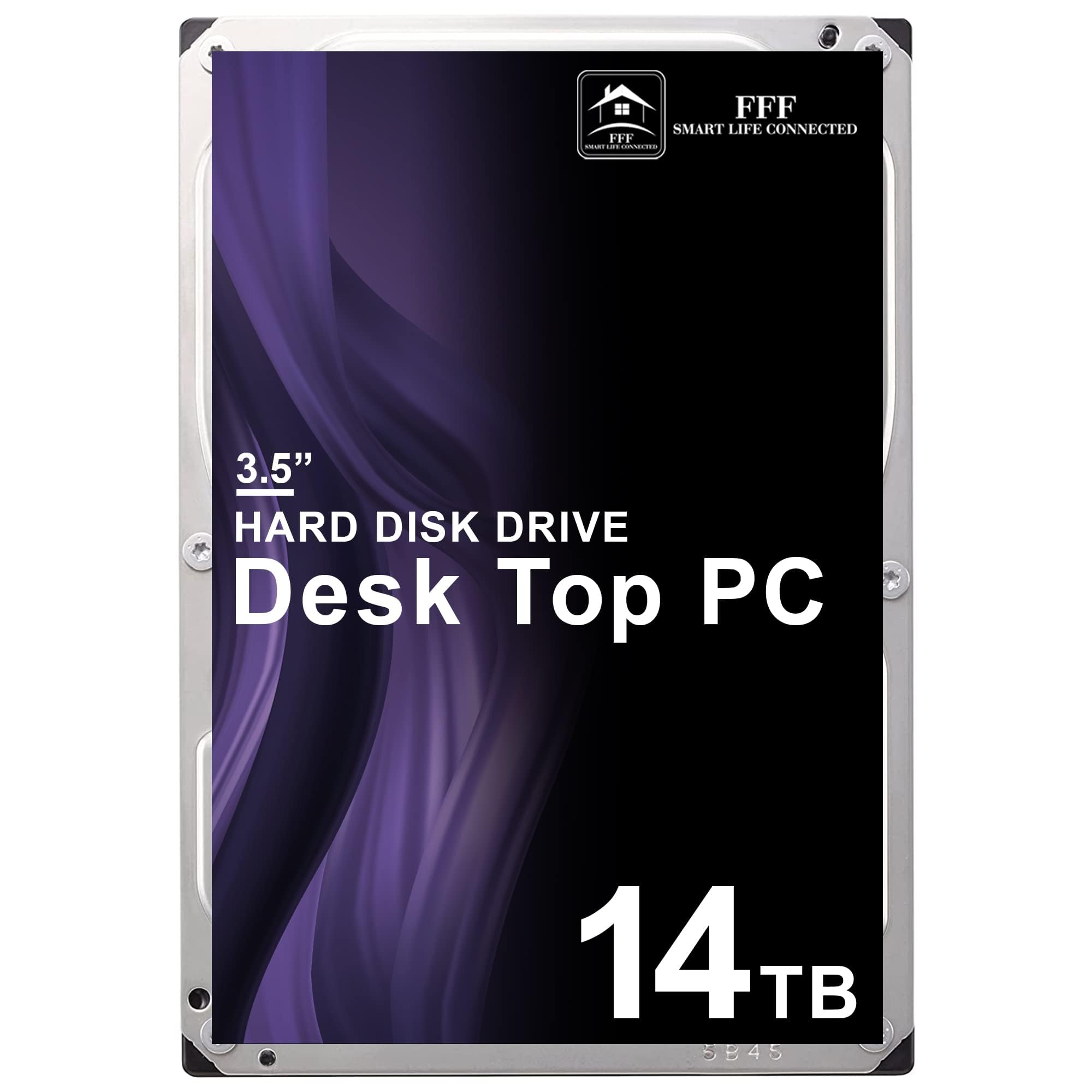 Amazon | FFF 3.5インチ HDD 14TB ハードディスク 大容量 256MB SATA