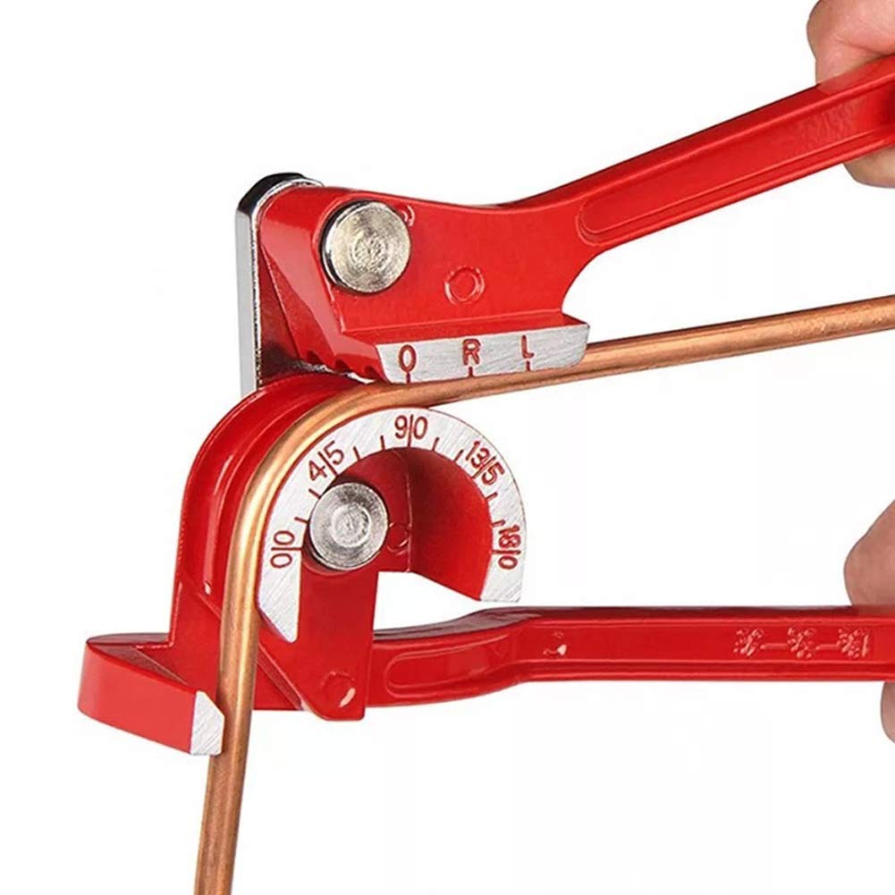 Curvatubi manuale per tubi, 180 gradi 1/4 "5/16" 3/8" 3 in 1 alluminio rame tubo acciaio tubo Bender carburante linee freno