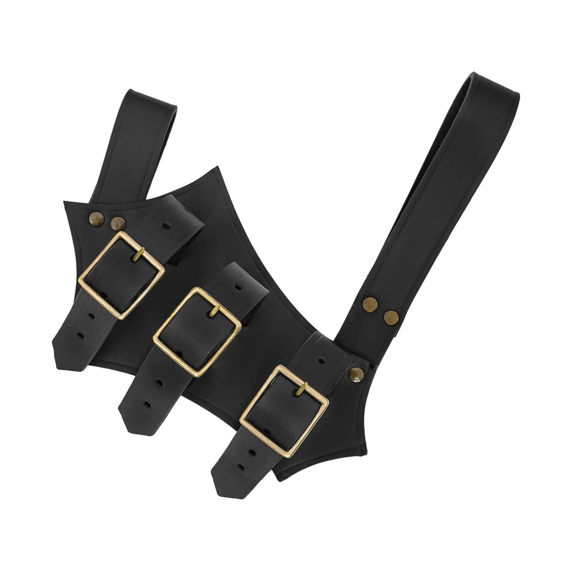 Mittelalterliches Lederschwert Frosch – handgefertigtes verstellbares Kostüm LARP Dolch Axt & Rapier Säbel Prop Frosch Holster