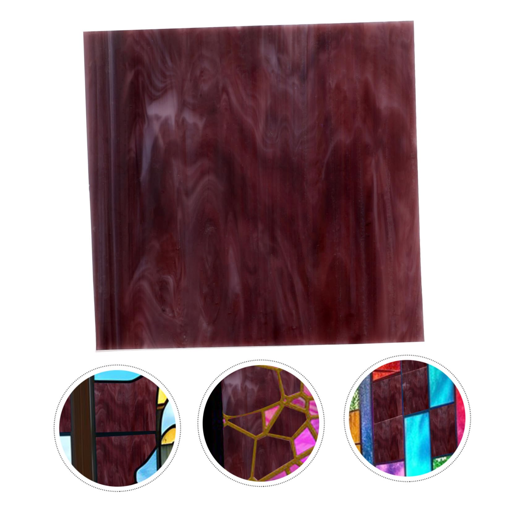 Artibetter 10stücke Buntglas-kits Kacheln Zum Basteln Buntglas-kits Für Anfänger Kleine Glas-diy-kacheln Buntglasplatten Glasplatten Für