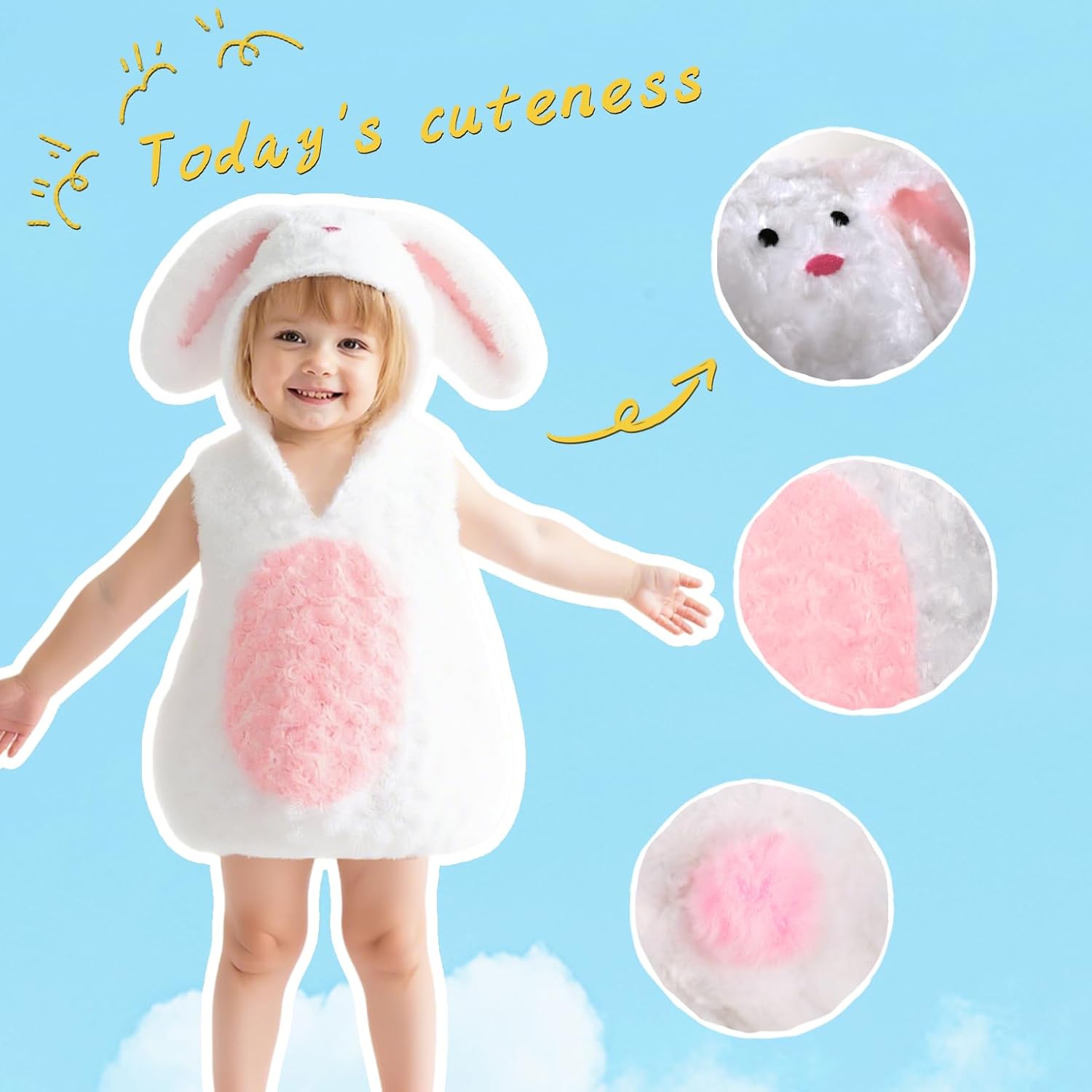 Halloween Baby Animal Plush Costume Kids Cartoon Onesie Pajamas Homewear Outfit Infants Jumpsuit - Image 3