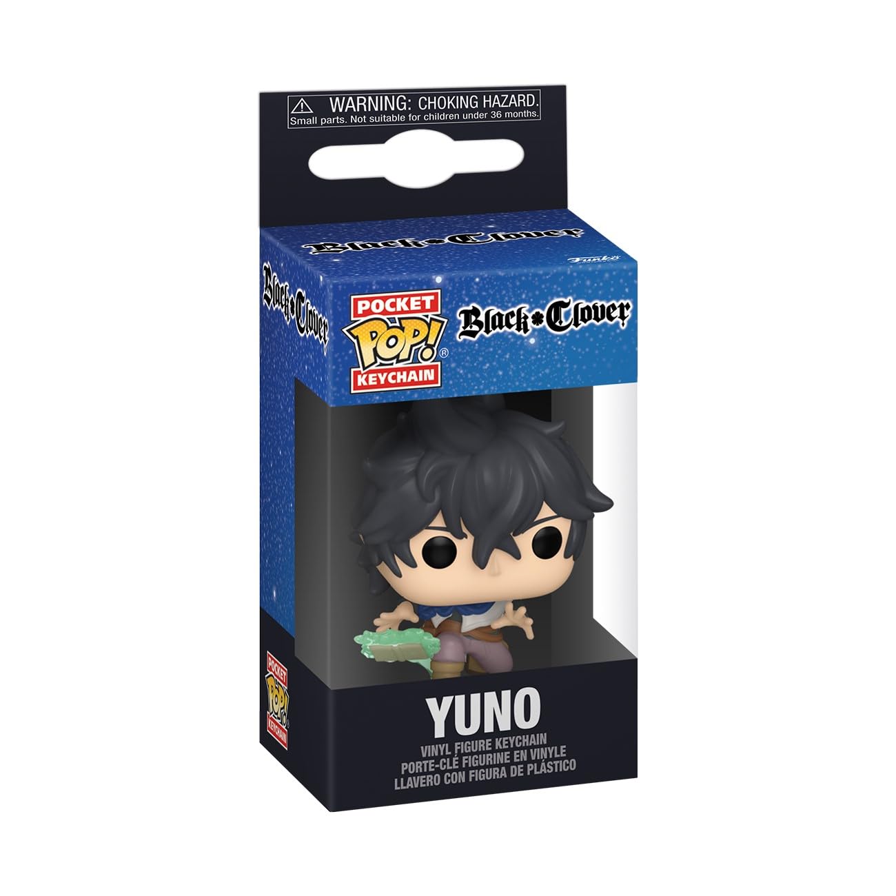Funko Pop! Keychain: Black Clover, Yuno Novelty Keyring, Collectable Mini Figure, Stocking Filler, Gift Idea - Image 2