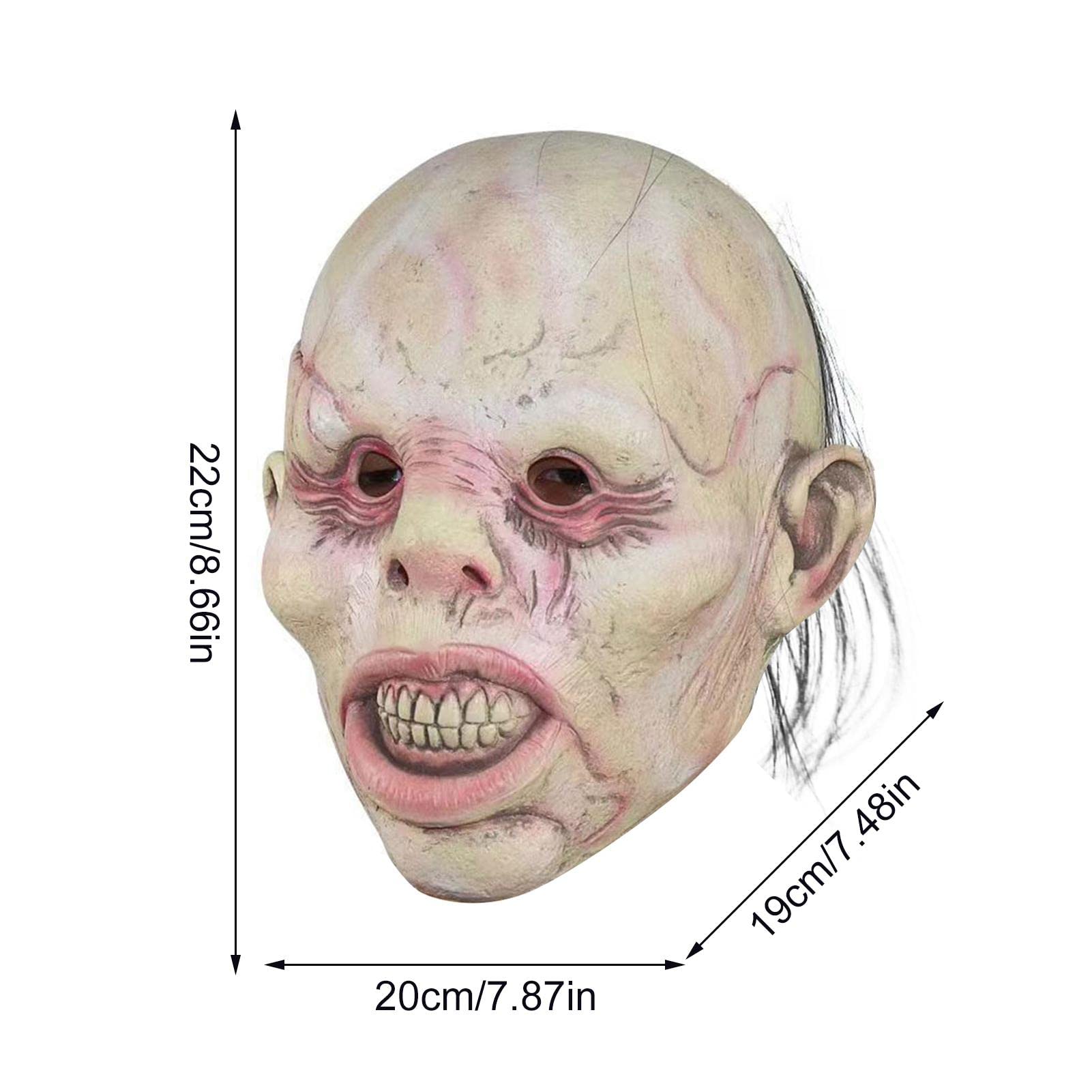 Amazon.co.jp: 老人ハゲマスク,ハロウィーンの衣装パーティーのための