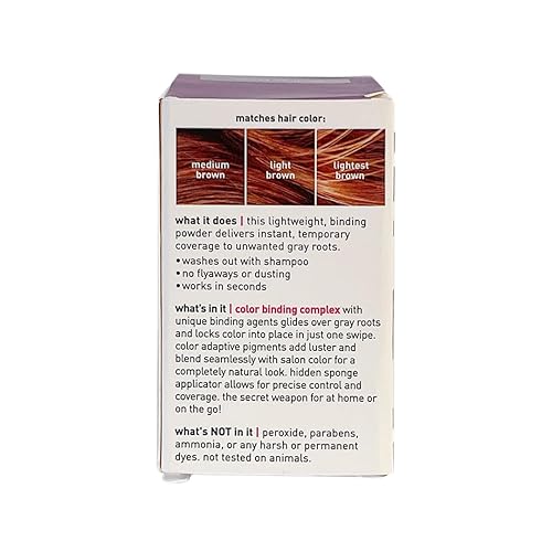 Miniatura 8 de Style Edit Polvo de retoque de raíz, para cubrir raíces y cabellos grises, color marrón medio
