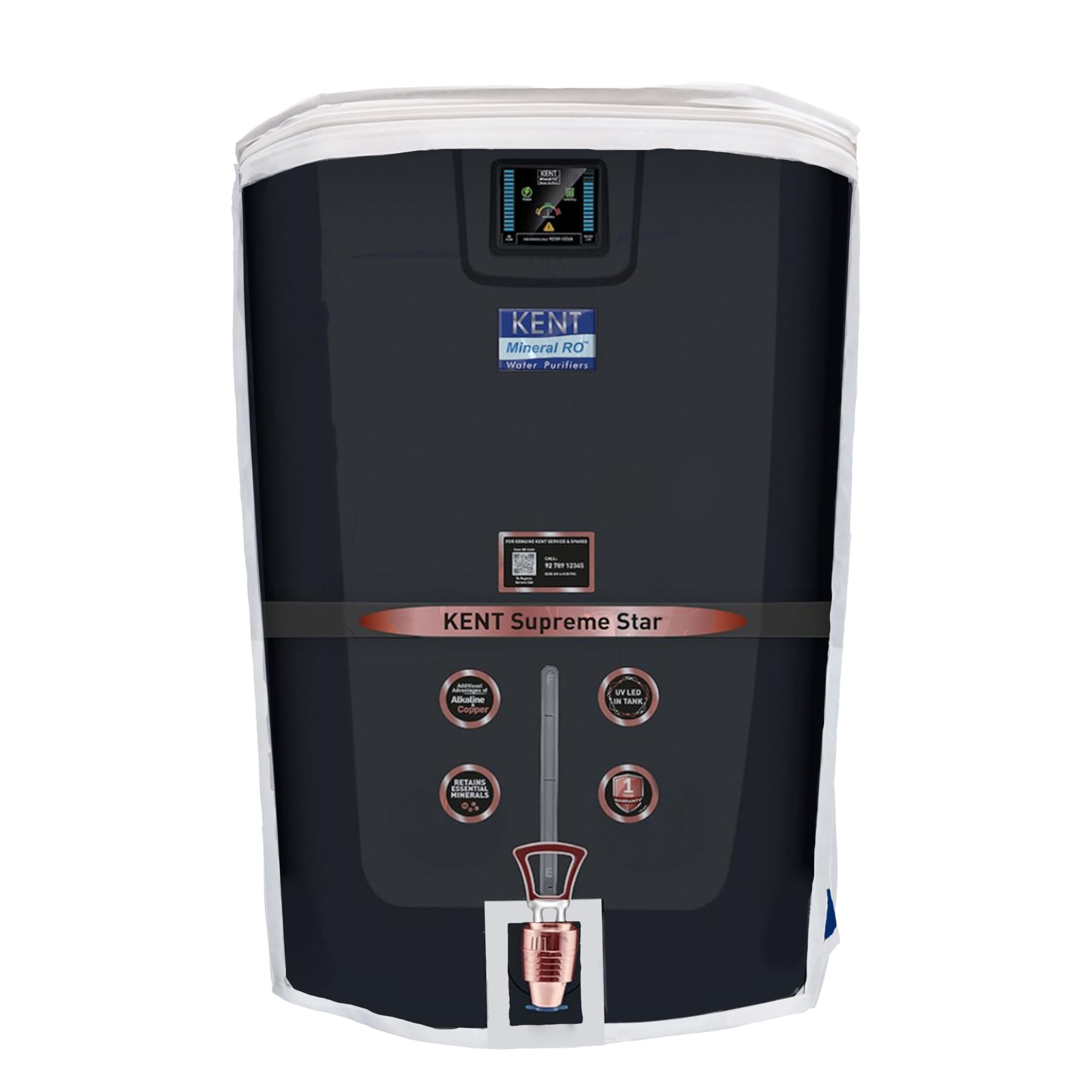 Water Purifier Cover Compatible with Kent Supreme Star RO+UV+UF+TDS – Dustproof, Waterproof, Oil Stain Protection, Transparent Front, Velcro Closure, Fits Wall-Mounted/Table-Top-picture-35