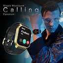 Fire‑Boltt Rise Smart Watch 1.85″ HD Display with Bluetooth Calling, AI Voice Assistant, Rotating Crown,SpO2 & Heart Rate Monitor, 120+ Sports Modes,IP67 Waterproof Smart Watch for Men & Women - Black gallery image