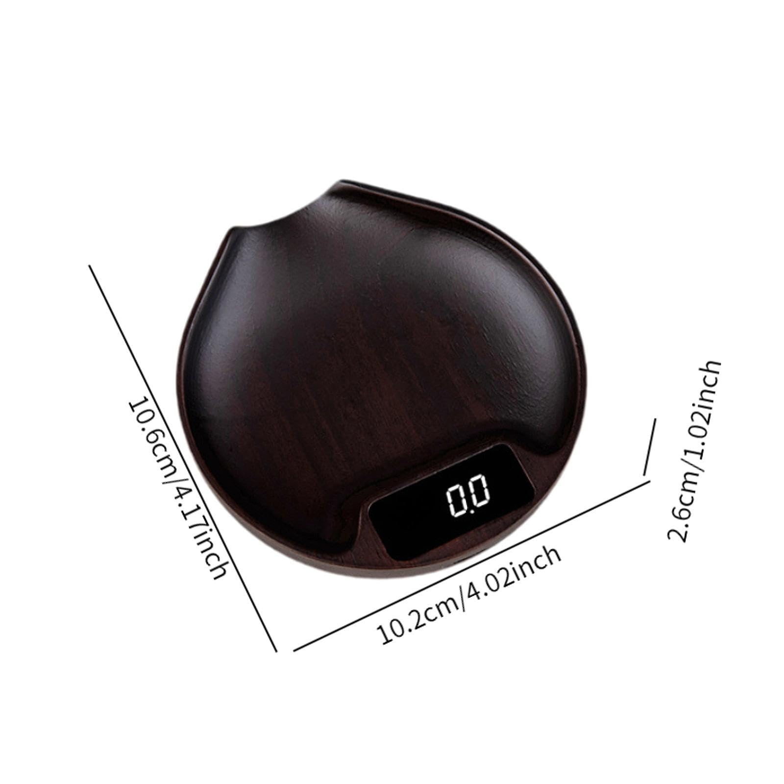 Electronic Coffee Scale Pour Over Espresso Scale Grain Weighing Coffee Beans Scale for Office, Black