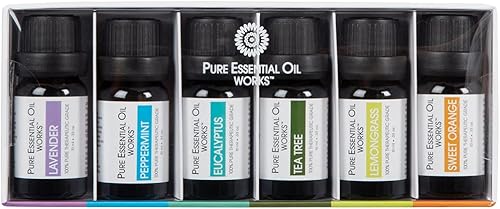 Top 6 Kit de aceites de aromaterapia, aceites esenciales 100% puros de grado terapéutico, lavanda, menta, eucalipto, árbol de té, citronela y disponible en Yaxa Venezuela