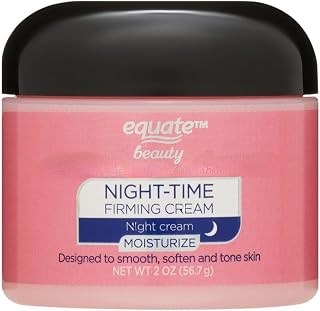 Equate Beauty Night-Time Firming Cream, Moisturizing Night Cream, 2 oz