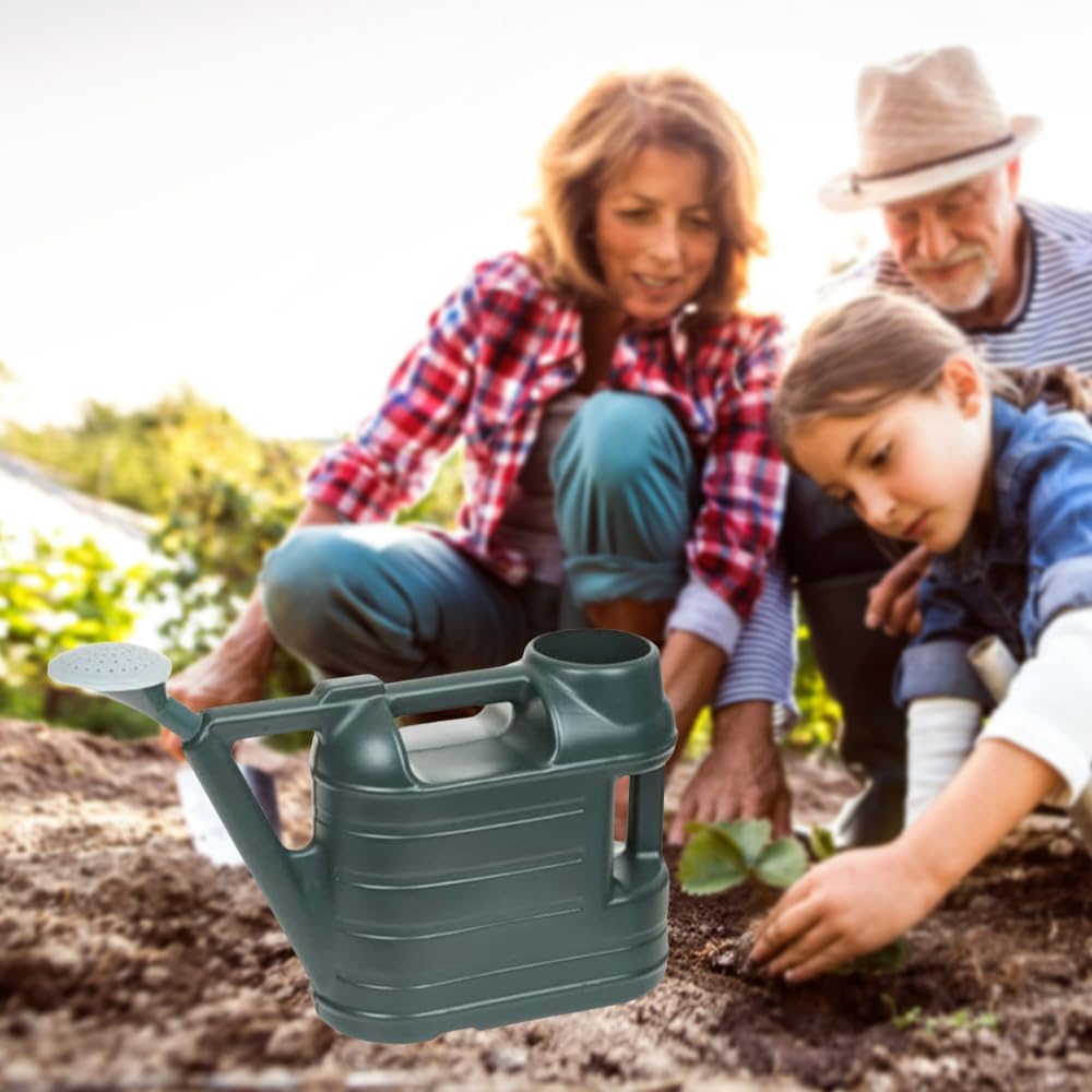 ACCURATE Watering Can comes complete with sprinkler rose and is ideal for light watering around your garden.-GREEN (6.5 LITRE) — view 6