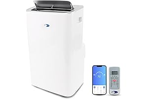 ARC-1050XPH 13500 BTU Single Hose Portable Air Conditioner, 13,500 BTU