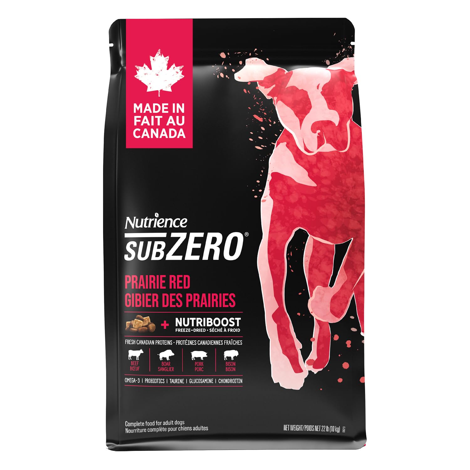 Nutrience Grain Free Subzero Dog Food, 10 kg (22 lbs), Canadian Prairie Red Formula, Dry Dog Food, High Protein Kibble, Nourriture Pour Chien, Manger Pour Chien image 4