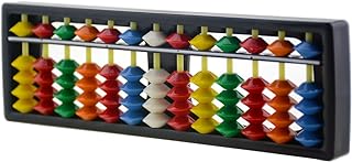 Wowlife 13 Digits Rods with Colorful Beads Plastic Abacus Arithmetic Soroban Kid's Calculating Tool