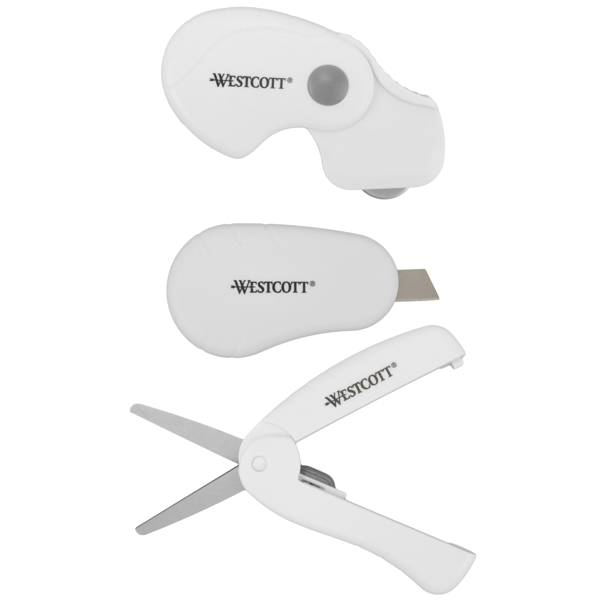 Amazon.com: Westcott Titanium-Bonded Mini 3-Piece Travel Set