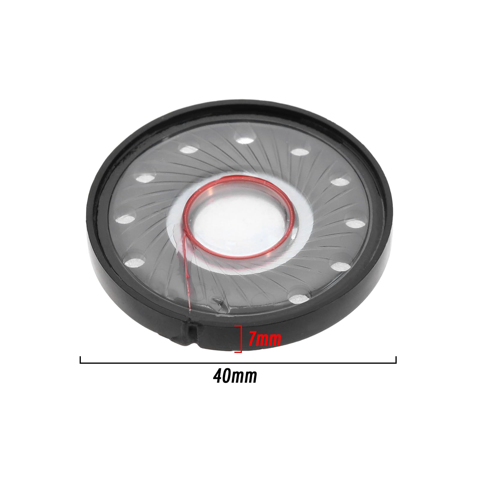 2 Stück 40mm Kopfhörer Lautsprecher Kompatibel mit BO-se QC45 QC2 QC25 QC35 QC15 QC3 AE2 OE2 32 Ohm 20mW Ersatz Lautsprecher Headset