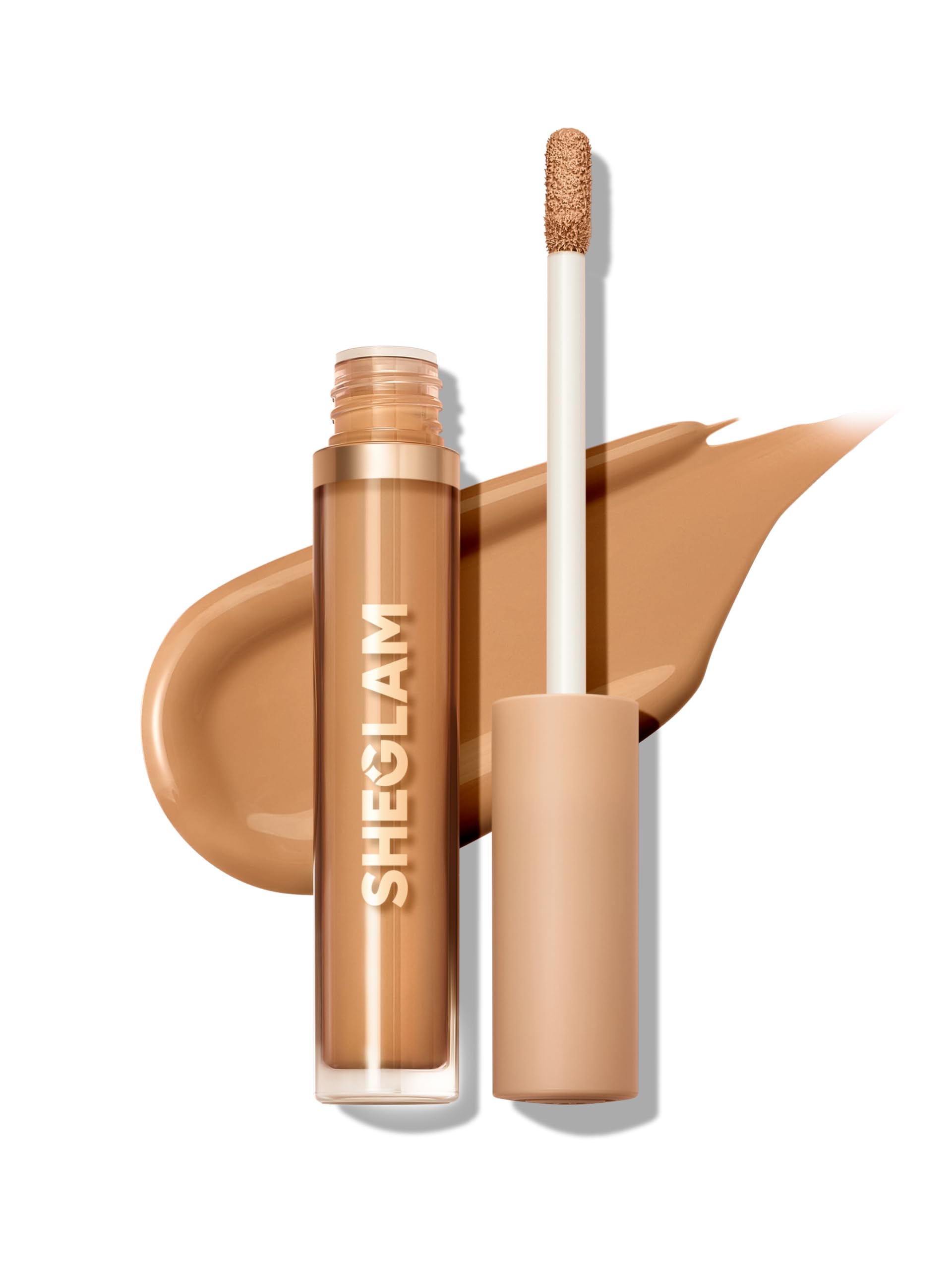 SHEGLAM Like Magic Hydrating Concealer Color Correcting Liquid Concealer Long Lasting-Almond