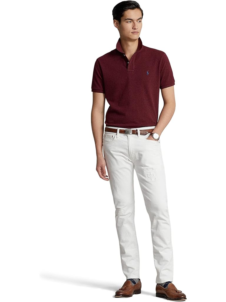 Red Polo Ralph Lauren Classic Fit Mesh Polo Shirt