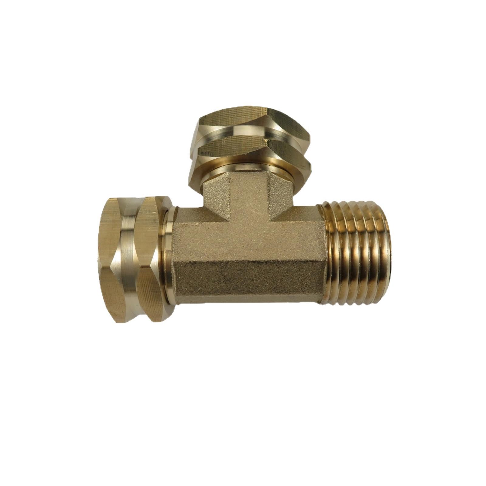KKXXYQFC Connettore per Tubo da Giardino da 3/4 Pollici Connettore con Giunto a T ad Alta Pressione Girevoli Connettori per Tubi Flessibili per sistemi di irrigazione da Giardinaggio Raccordo in