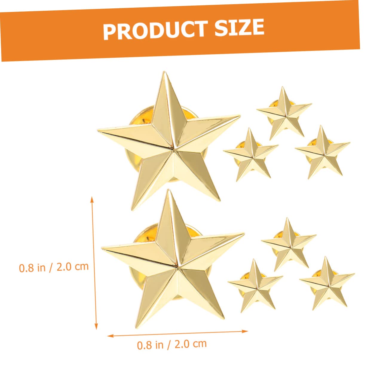 Healvian Pentagramm Abzeichen Dekoration Anstecknadel Für Männer Anstecknadeln Für Taschen Weihnachtsgeschenke Stern Anstecknadeln Stern Brosche Anstecknadel Fünfzackiger Stern