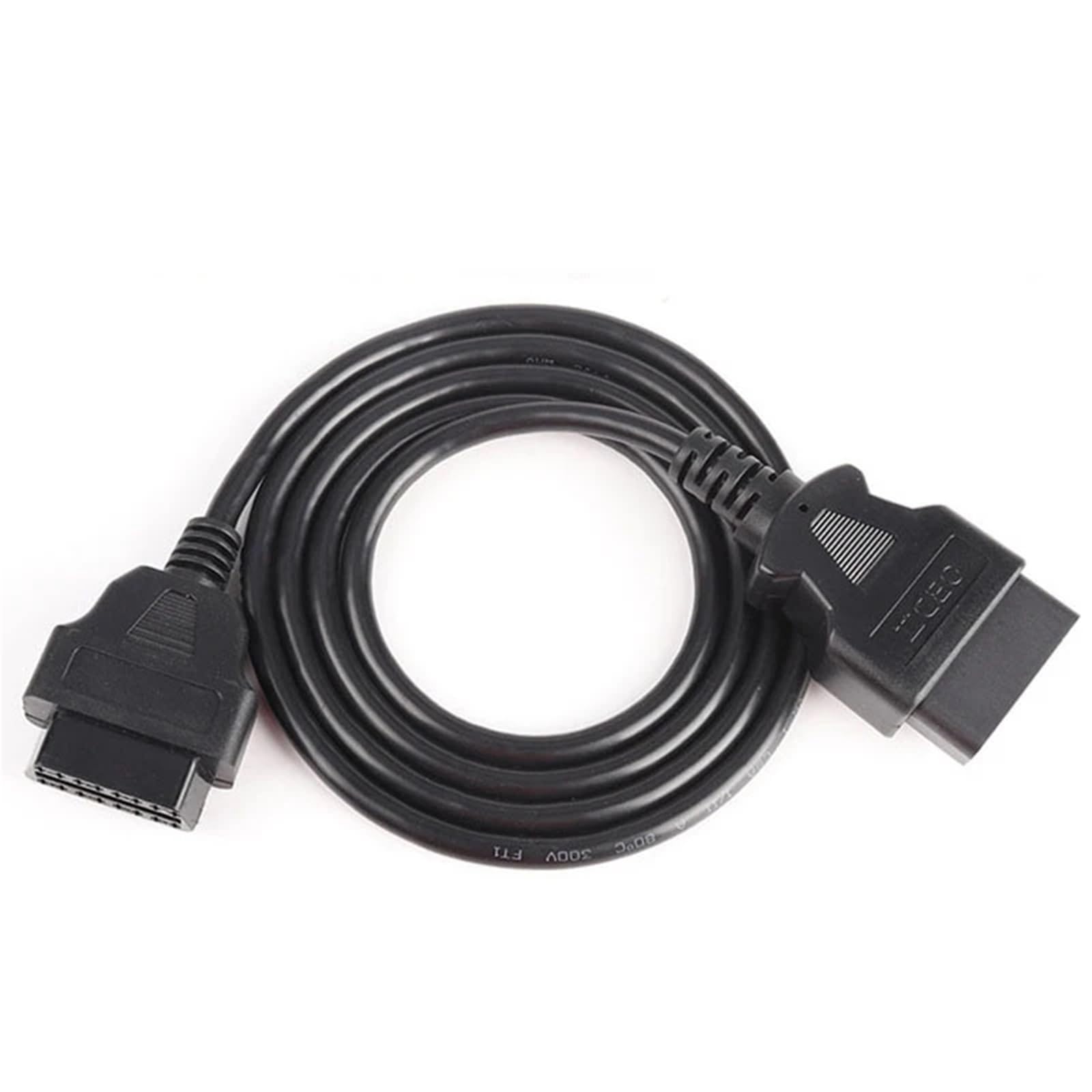 Rallonge mâle à femelle for outil de Diagnostic de voiture, 16 cœurs, 16 broches, OBD2 ELM327, adaptateur de Scanner, connecteur for outil de Diagnostic(16pin 1.5M)