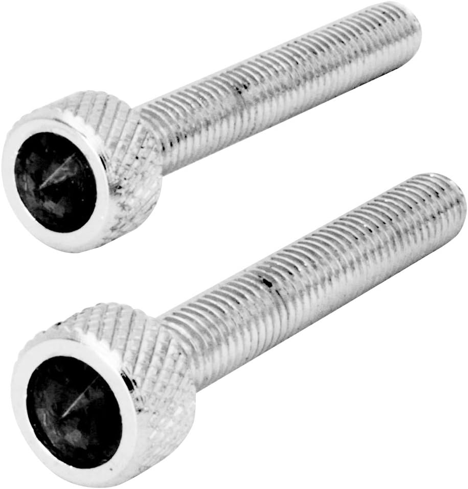 GG Grand General 67293 Chrome Long Dash Screw with Green Crystal for Kenworth 2001 Up