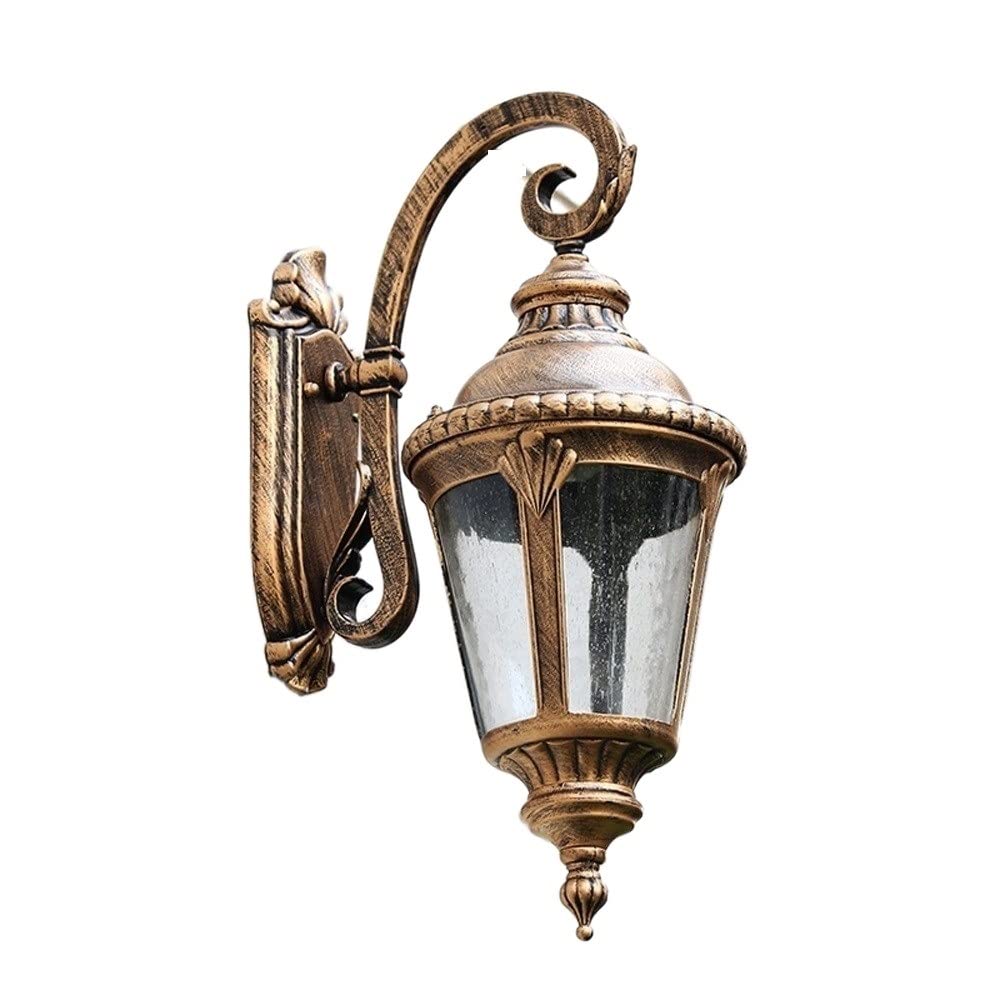 ITOSUI Outdoor European Style Wall Lamp Lantern Led Garden Patio Lamp Aisle Wall Light Aluminum Villa Community Landscape Light Sconce StylishGold