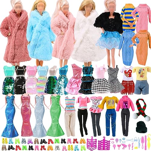 Perchas Ropa Muñecas Barbie Marca Carreuty