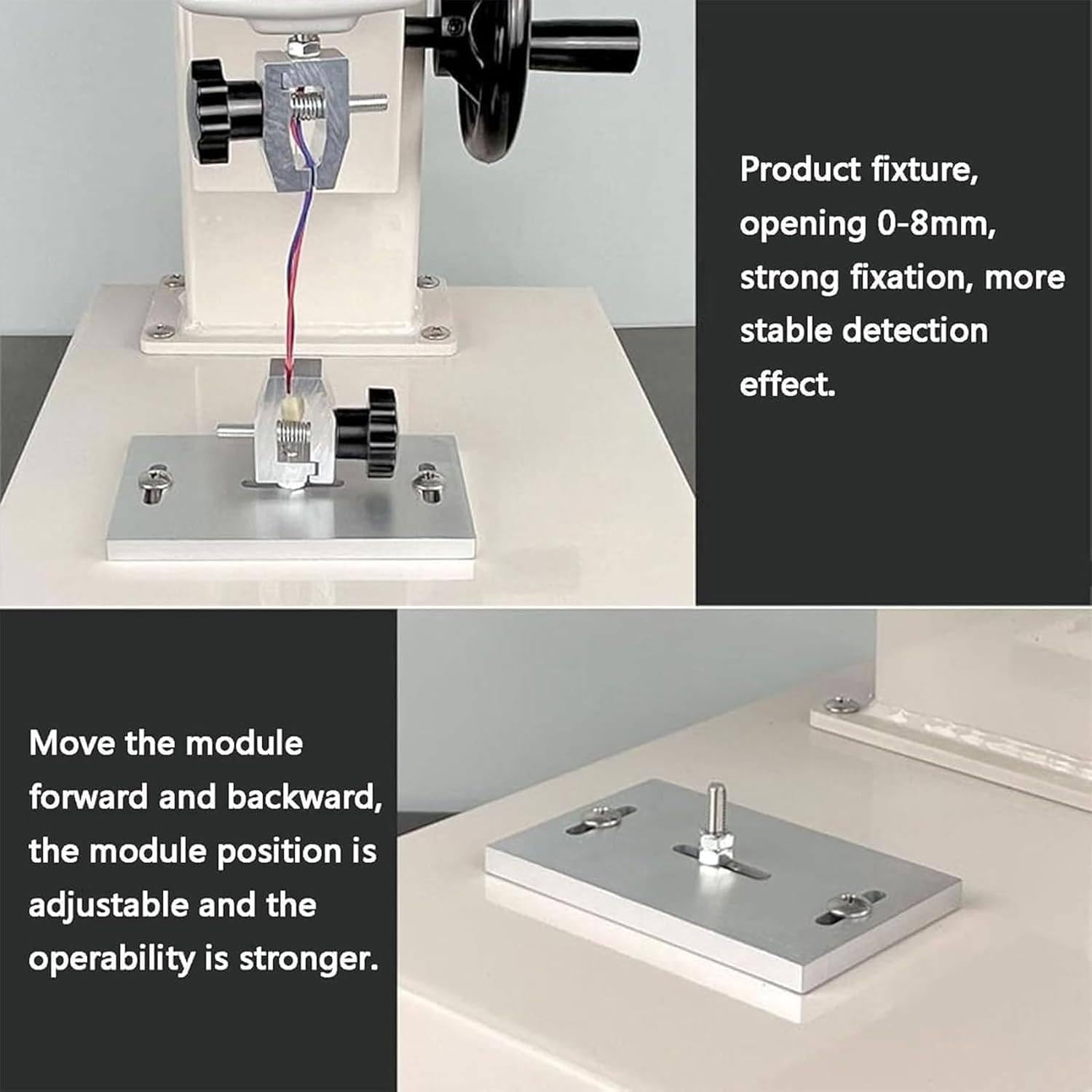 Macchina per prove di trazione, tester digitale con corsa da 300 mm, include 2 morsetti e 5 sonde per tessile, sport e ricerca scientifica, 30N-3KG