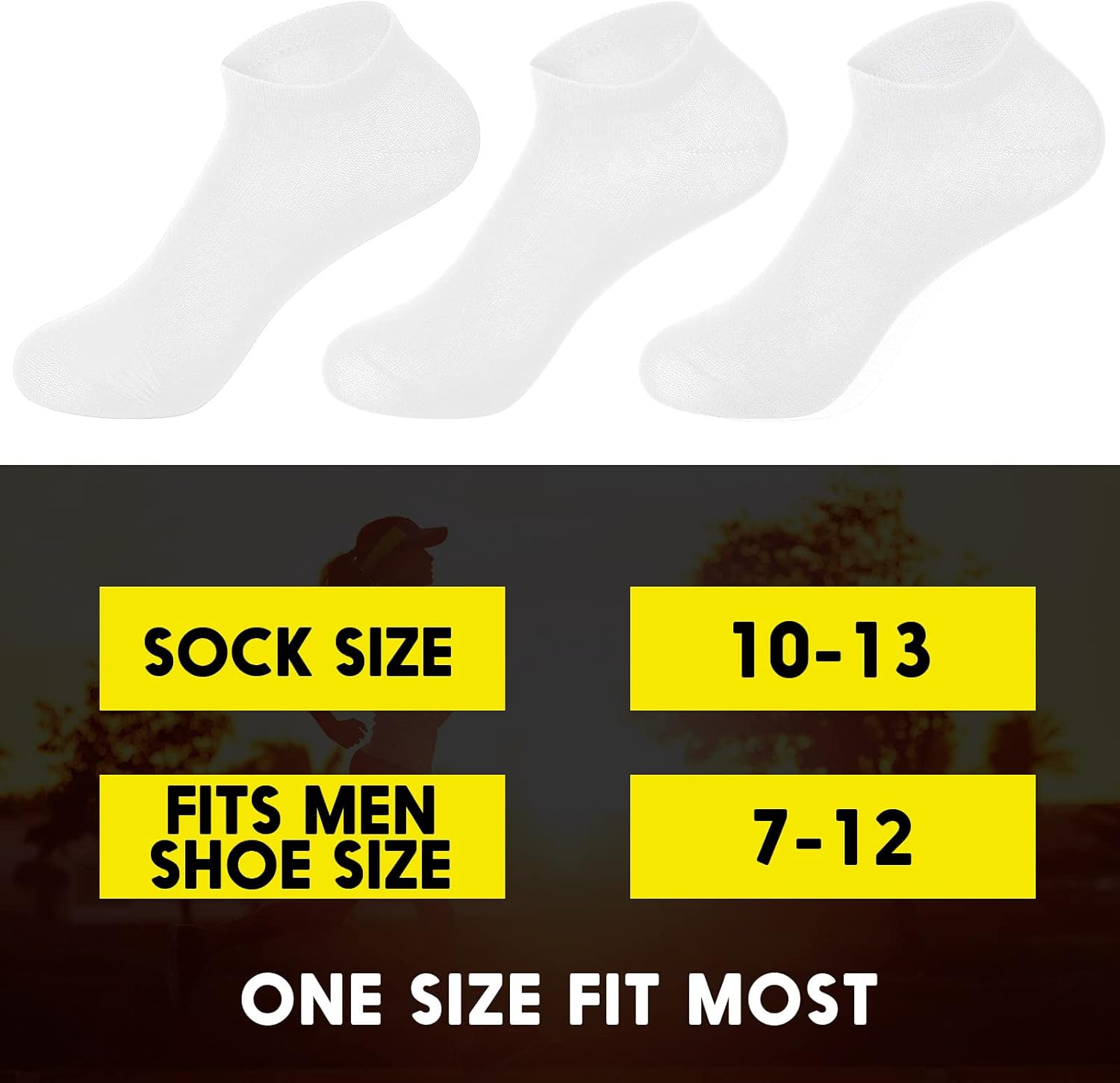 JaGely 100 Pairs Low Cut Ankle Socks Bulk for Women Men Thin Breathable Casual No Show Athletic Cotton Socks - Image 3