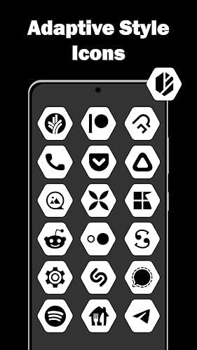 Hexagon White - Icon Pack