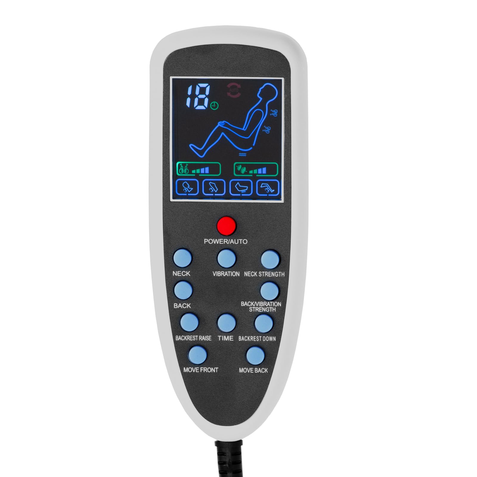 Physa Fußpflegestuhl elektrisch mit Fußwanne, Massagefunktionen, Beleuchtung 105 W 150 kg Creme/weiß Kosmetikliege Pedikürestuhl Stuhl für Fußpflege