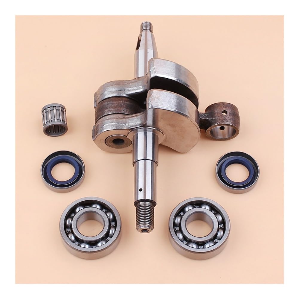 Kit de Motor con cojinete Bolas, retén Aceite y cigüeñal Compatible Motores Motosierra 268, 61, 66, 266 272