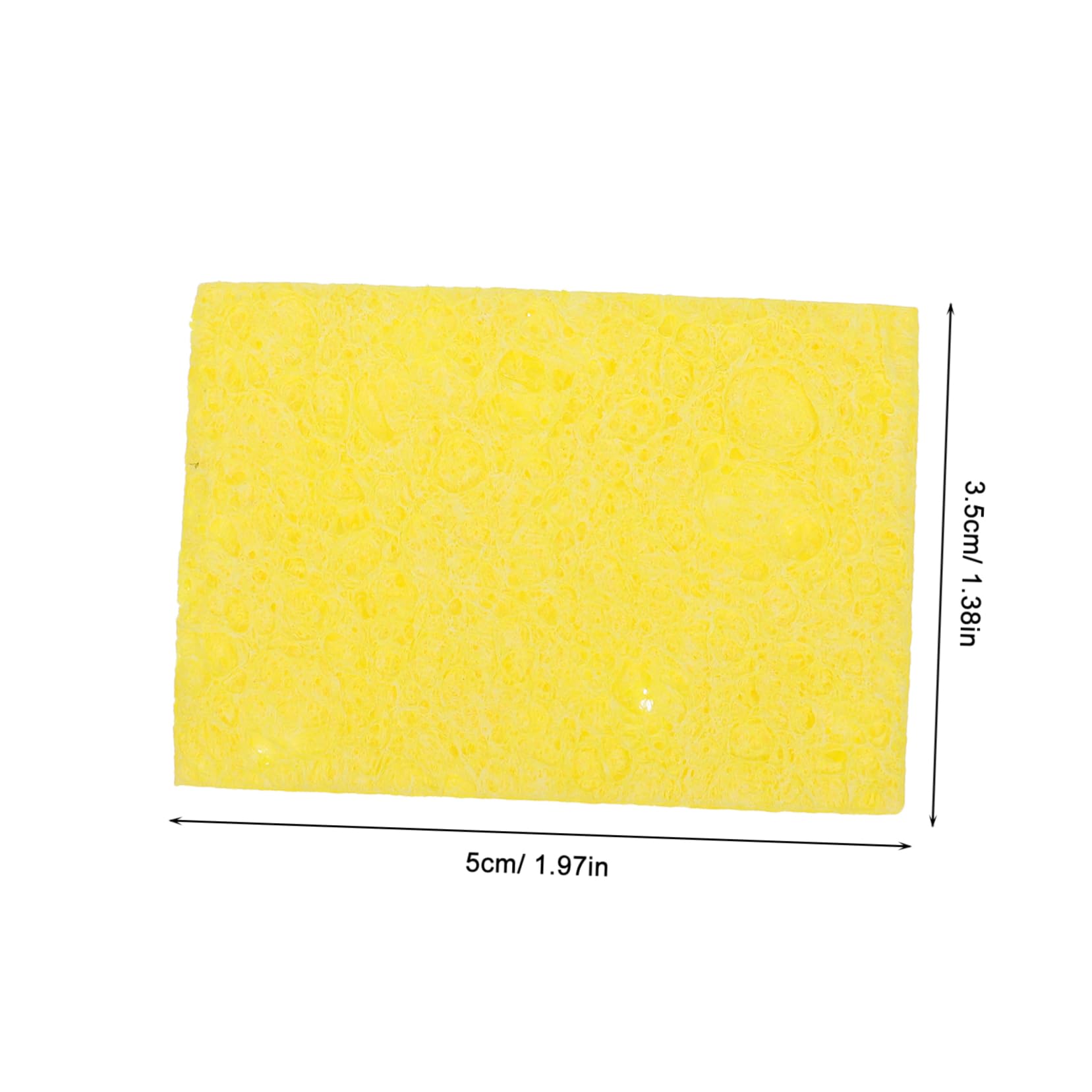 Ciieeo Soldering Iron Sponge 100pcs Soldering Iron Cleaning Sponge Heat Resistant Cleaning Pads