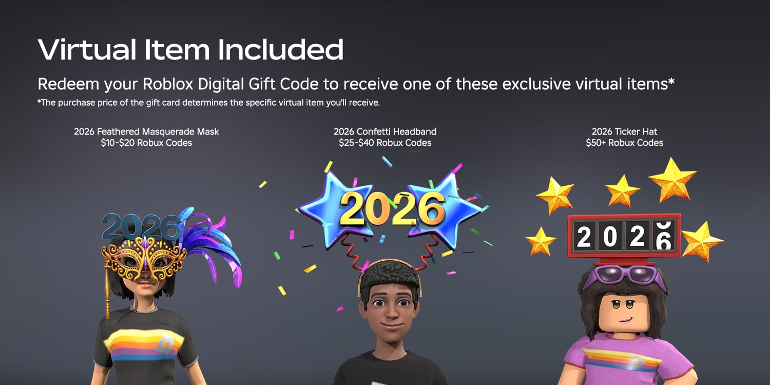Roblox Digital Gift Card - 1,000 Robux [Includes Exclusive Virtual Item] [Digital Code] Review: Unlocking Value & Creativity in 2026 Review USA 2026