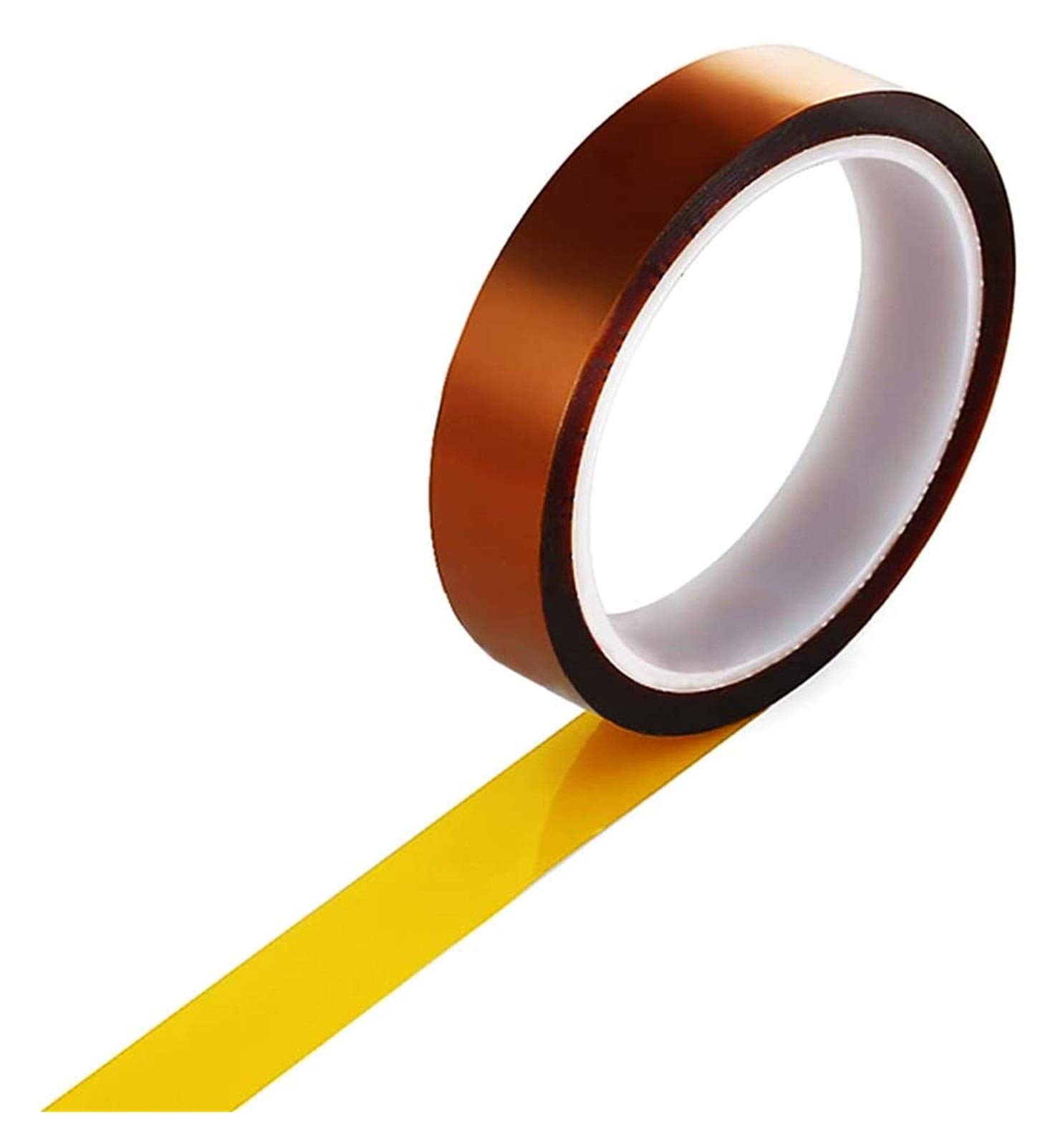 Taśma odporna na wysoką temperaturę, Taśma w rolce, taśma wysokotemperaturowa, 3 sztuki, 20 mm x 33 m, taśma poliimidowa, taśma sublimacyjna, taśma termotransferowa, drukarki 3D itp. do 280°C