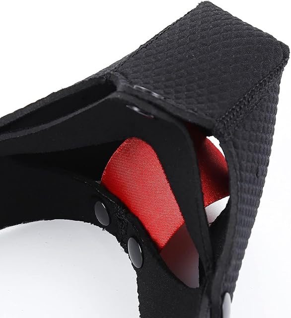 Foto 4 de 5 de Bozal de neopreno para perro, máscara de cabeza de perro con cuello (color negro, talla única)