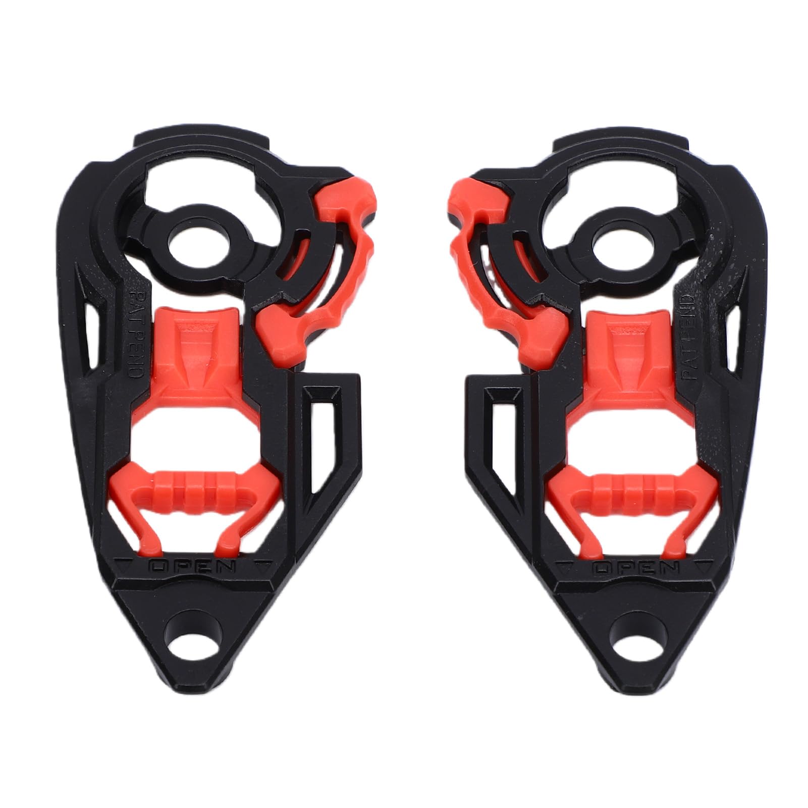 SENECESLI Helmvisier-Basisgetriebe, Helmvisier-Basisplatte-Ersatzschloss-Kit mit Verstellbarem Design, für AGV K1 K1S K3SV K5 K5S Helmschild-Visier-Getriebemechanismus