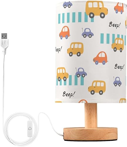 Miniatura 2 de Bedside Lamp Nightstand Light Soft Light Cute Car Beep Lamp for Study Bar